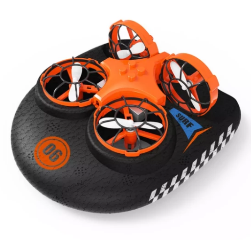 RC Hovercraft Drone 3-In-1 for Air, Land & Water